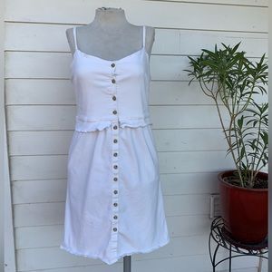 Loup White Midi Dress
